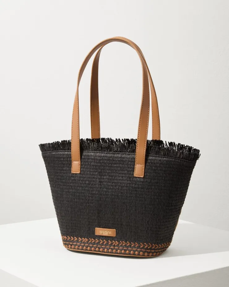 Tommy Bahama Raffia Palms Small Tote-Women Beach Bags|Handbags & Clutches