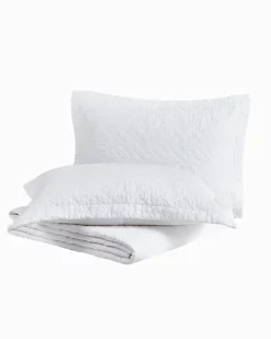 Tommy Bahama Raffia Solid 2-Piece Twin Quilt Set- Quilts & Blankets