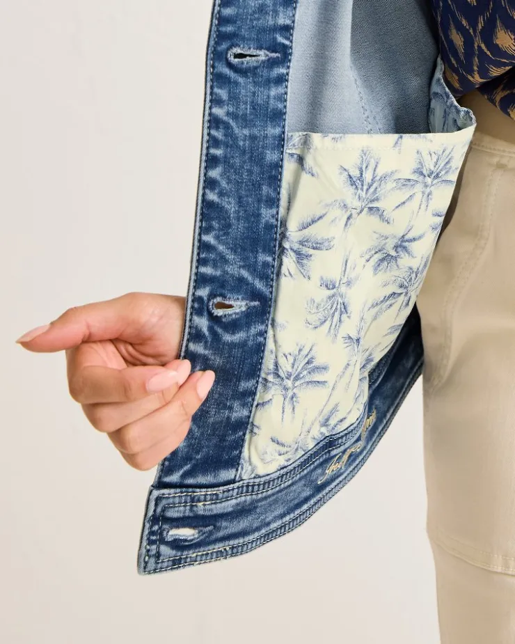 Tommy Bahama Relaxed Jean Jacket-Women Jackets