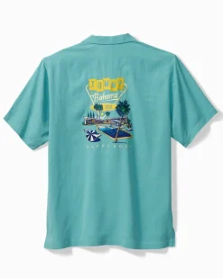 Tommy Bahama Retro Lounge Silk Camp Shirt- Shirts