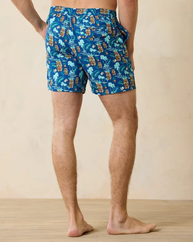 Tommy Bahama Rialto Tiki Tropics 6-Inch Swim Trunks- Swim & Boardshorts