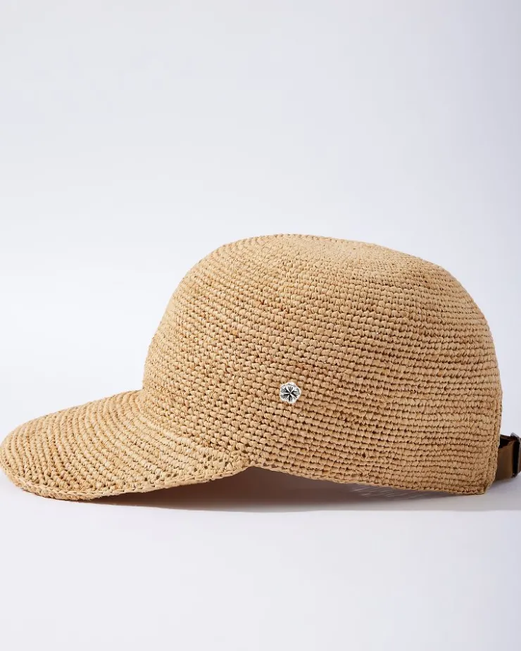Tommy Bahama Riley Raffia Cap-Women Hats & Caps