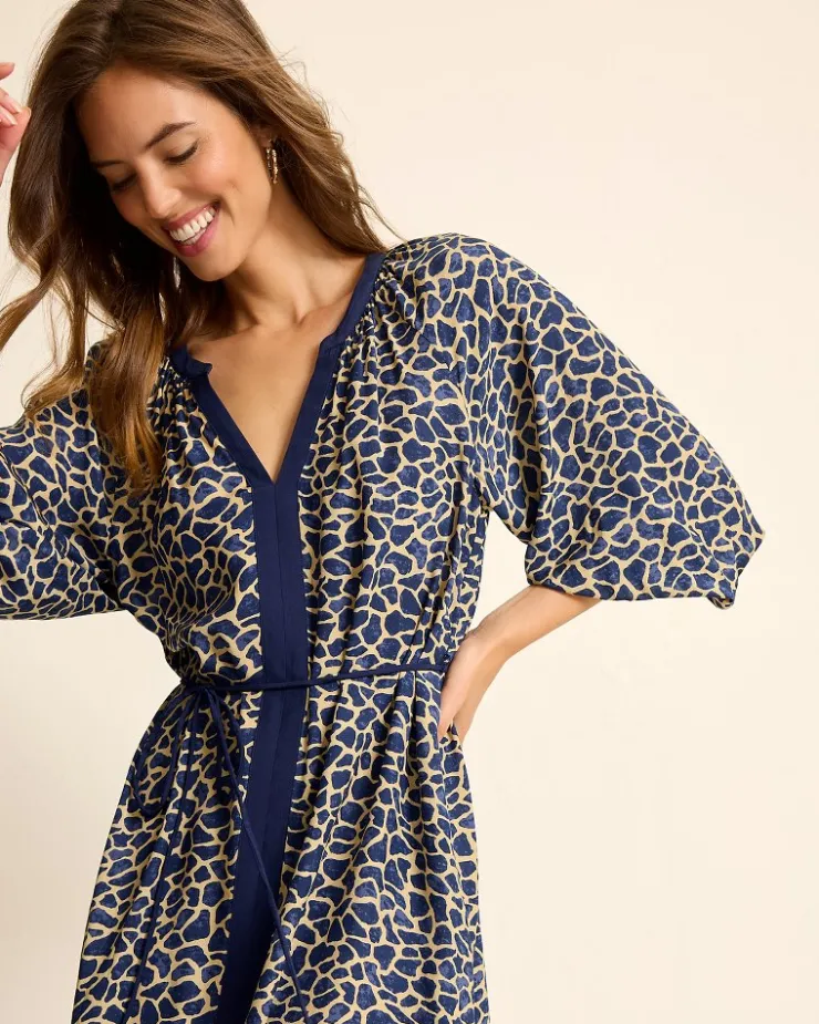 Tommy Bahama Safari Spots Midi Dress-Women Dresses
