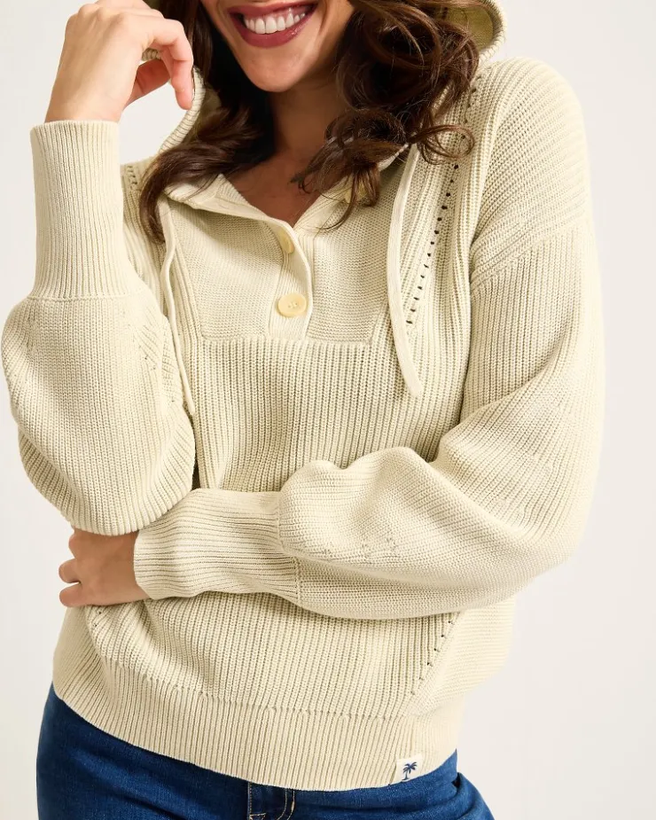 Tommy Bahama Salt Wash Hooded Sweater-Women Sweaters|Sweatshirts
