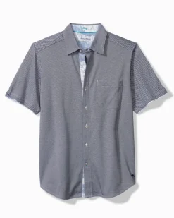 Tommy Bahama San Lucio Cali Blooms Happy Hour Stretch Knit Shirt- Shirts