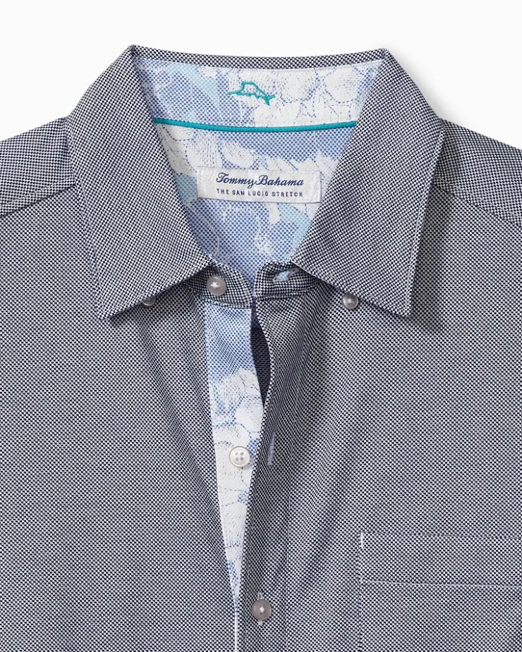 Tommy Bahama San Lucio Cali Blooms Happy Hour Stretch Knit Shirt- Shirts