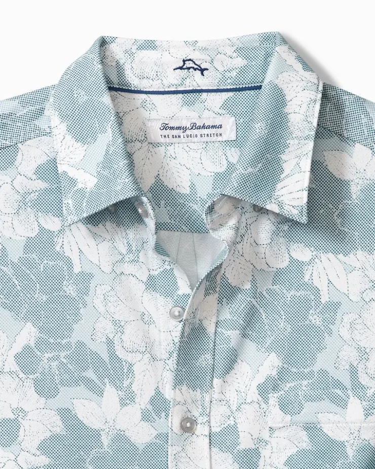 Tommy Bahama San Lucio Cali Blooms Stretch Knit Shirt- Shirts