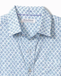 Tommy Bahama San Lucio Geo Getaway Stretch Knit Shirt- Shirts