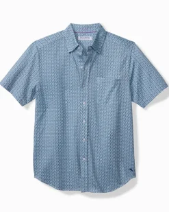 Tommy Bahama San Lucio Plaza Geo Stretch Knit Shirt- Shirts
