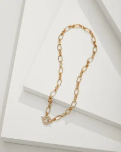 Tommy Bahama Sanibel Island Crystal Link Necklace-Women Jewelry