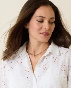 Tommy Bahama Sanibel Island Crystal Link Necklace-Women Jewelry