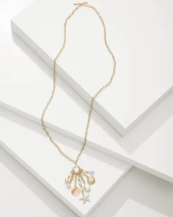 Tommy Bahama Sanibel Island Multi-Charm Necklace-Women Jewelry