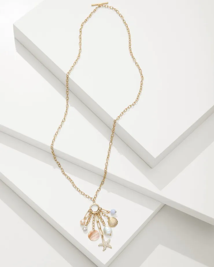 Tommy Bahama Sanibel Island Multi-Charm Necklace-Women Jewelry