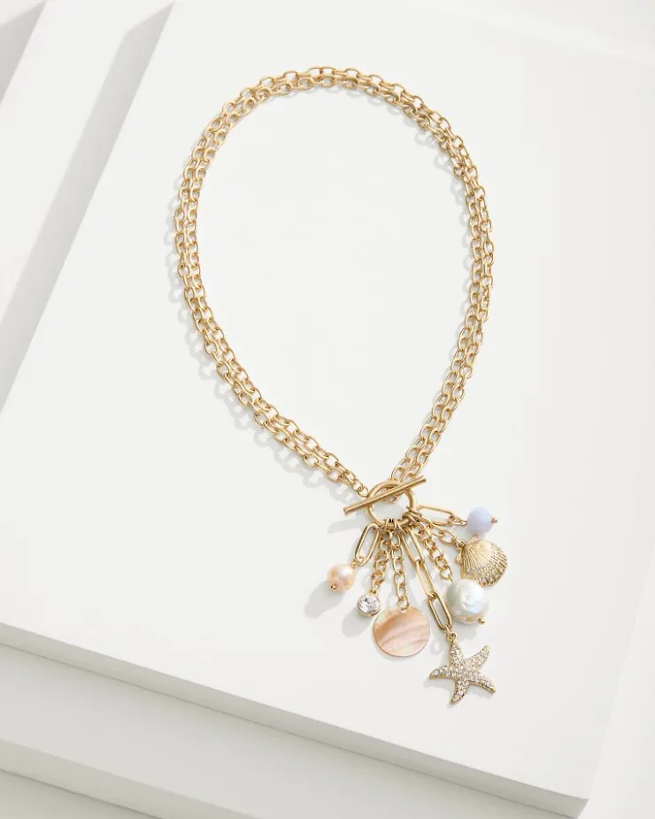 Tommy Bahama Sanibel Island Multi-Charm Necklace-Women Jewelry