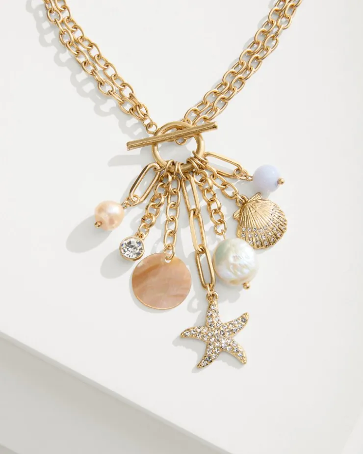 Tommy Bahama Sanibel Island Multi-Charm Necklace-Women Jewelry