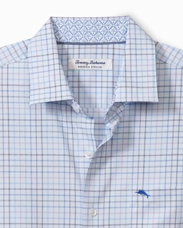 Tommy Bahama Sarasota Stretch Cabo Check IslandZone® Shirt- Shirts