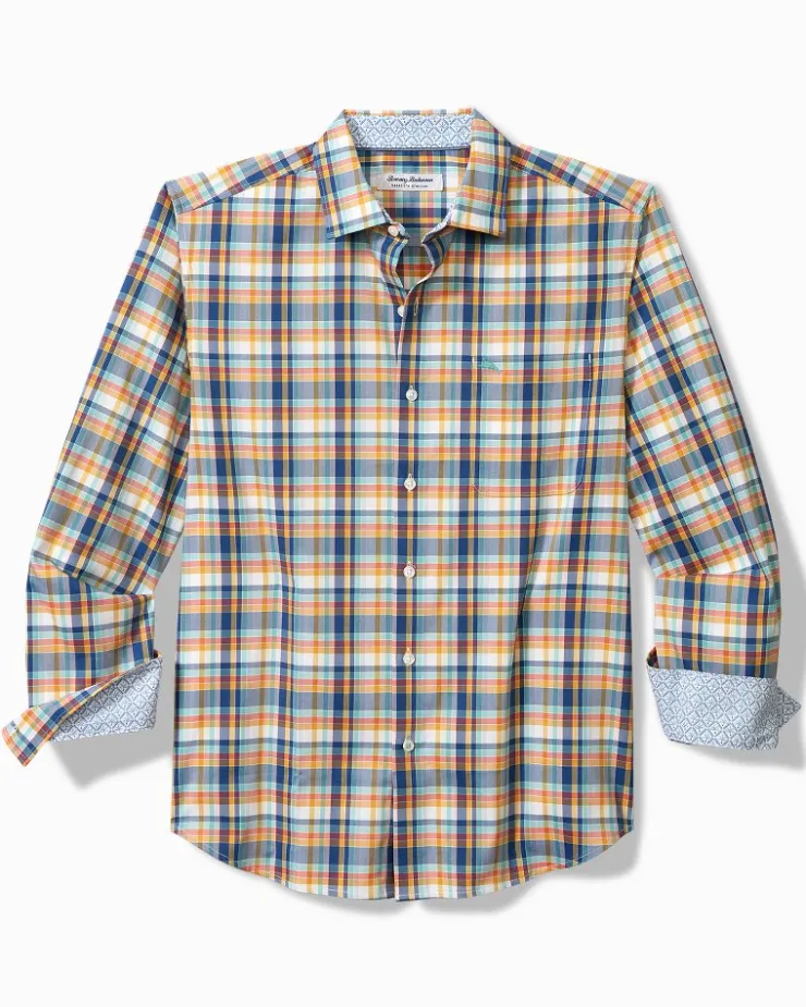 Tommy Bahama Sarasota Stretch Grenada Check IslandZone® Shirt- Shirts