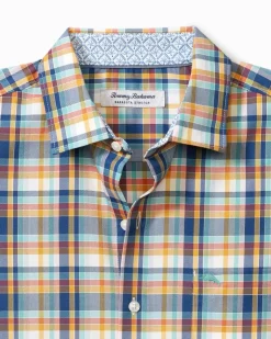 Tommy Bahama Sarasota Stretch Grenada Check IslandZone® Shirt- Shirts