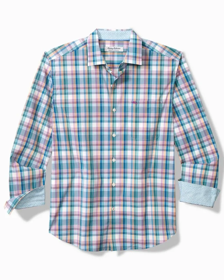 Tommy Bahama Sarasota Stretch Los Reyes Check IslandZone® Shirt- Shirts