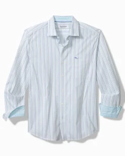 Tommy Bahama Sarasota Stretch Marina Stripe IslandZone® Shirt- Shirts