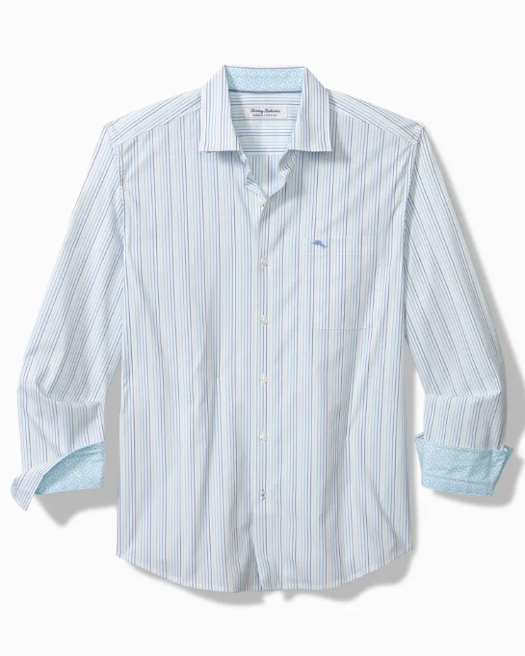 Tommy Bahama Sarasota Stretch Marina Stripe IslandZone® Shirt- Shirts