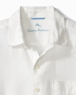 Tommy Bahama Sea Glass Breezer Linen Shirt- Shirts