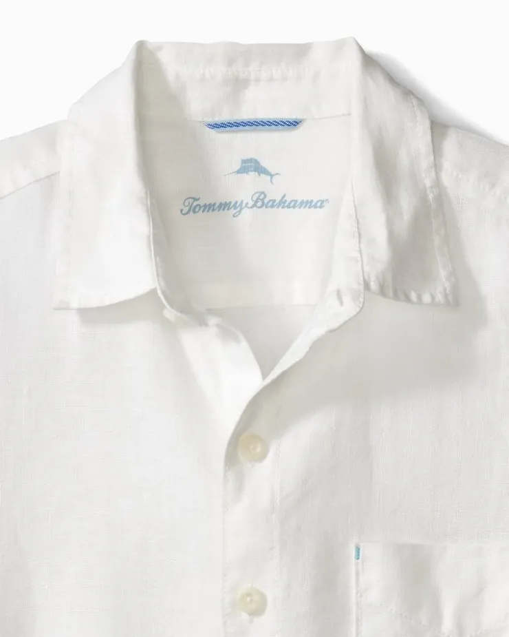 Tommy Bahama Sea Glass Breezer Linen Shirt- Shirts