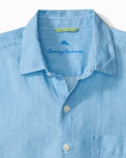 Tommy Bahama Sea Glass Breezer Linen Shirt- Shirts
