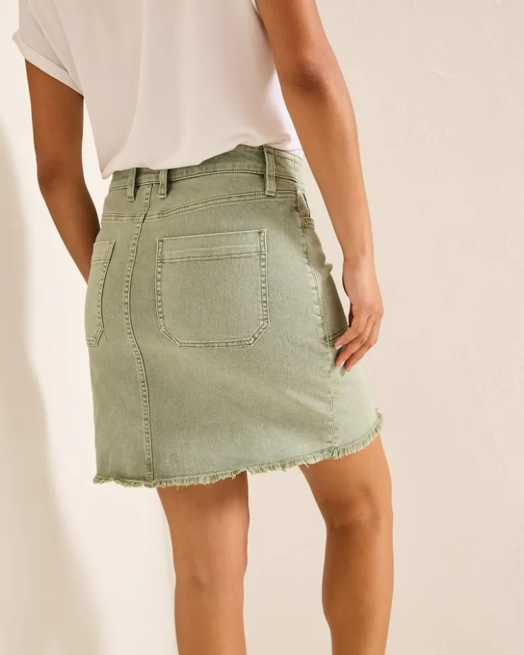 Tommy Bahama Sea Glass Utility Skirt-Women Skirts