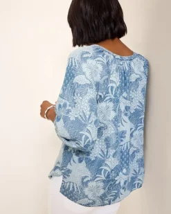 Tommy Bahama Secret Inlet 3/4-Sleeve Top-Women Tops & Shirts
