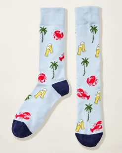 Tommy Bahama Shell of a Good Time Socks- Socks