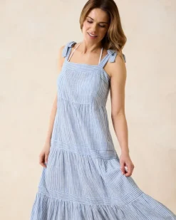 Tommy Bahama Shoreline Stripe Coverup Dress-Women Beach Coverups|Dresses