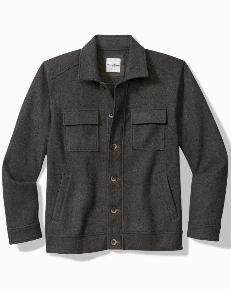 Tommy Bahama Silver Lake CPO Shirt Jacket- Jackets & Outerwear|Shirts
