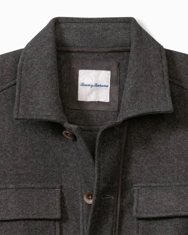 Tommy Bahama Silver Lake CPO Shirt Jacket- Jackets & Outerwear|Shirts