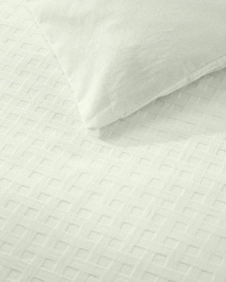 Tommy Bahama Solid Basketweave 3-Piece King Comforter Set- Comforters & Duvets