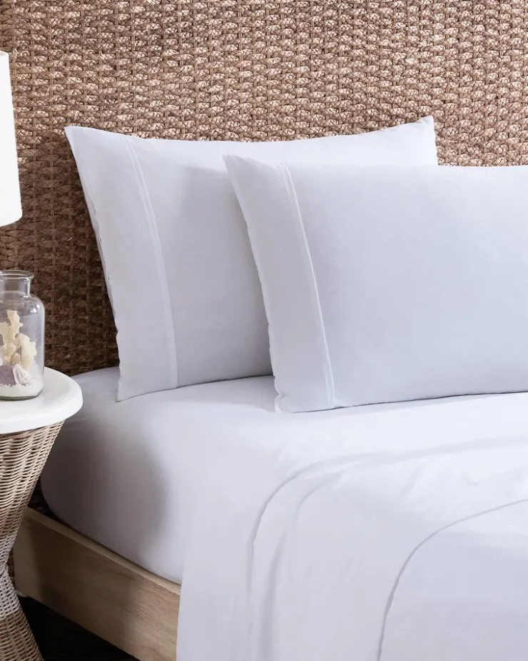 Tommy Bahama Solid 4-Piece King Sheet Set- Sheet Sets & Bedskirts
