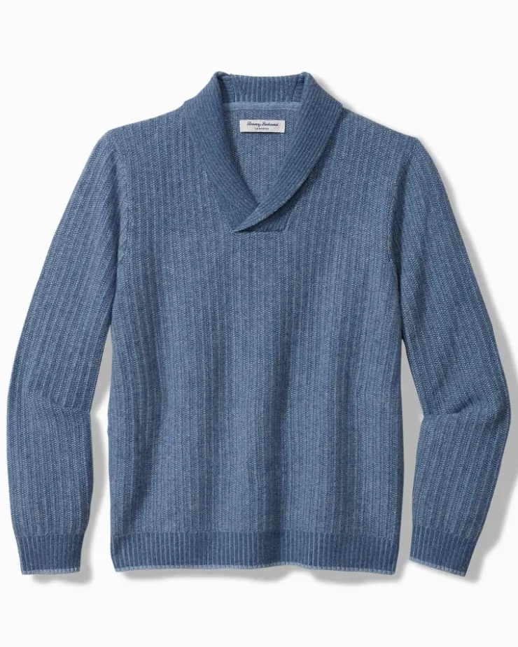 Tommy Bahama Soundscape Cashmere Sweater- Sweaters