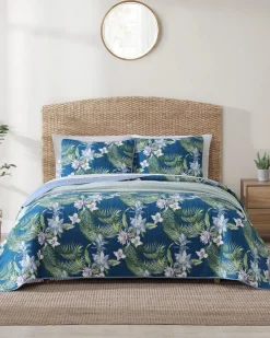 Tommy Bahama Southern Breeze 3-Piece Full/Queen Quilt Set- Quilts & Blankets