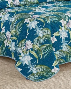 Tommy Bahama Southern Breeze 3-Piece Full/Queen Quilt Set- Quilts & Blankets