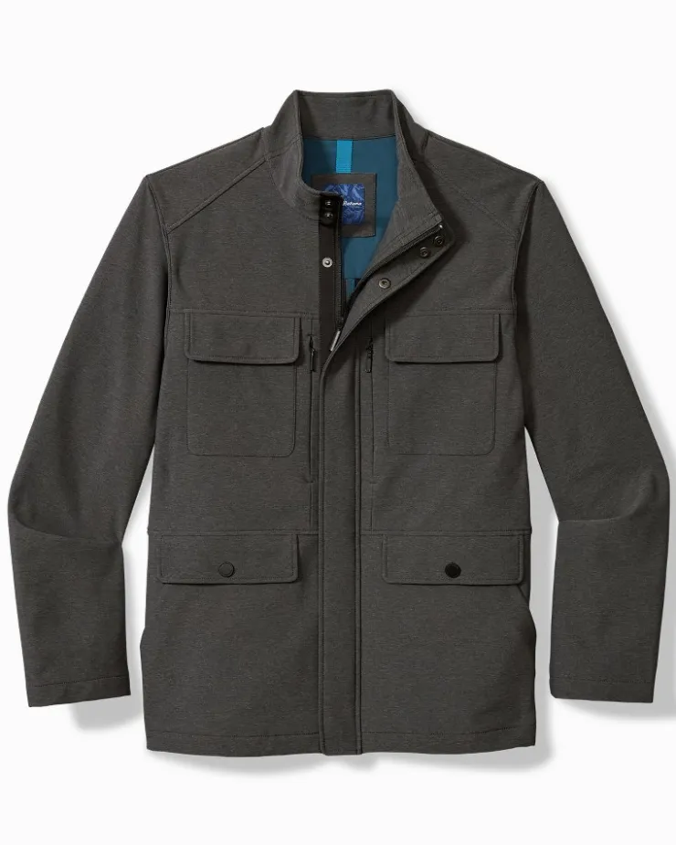 Tommy Bahama Stanley Park Softshell Field Jacket- Jackets & Outerwear