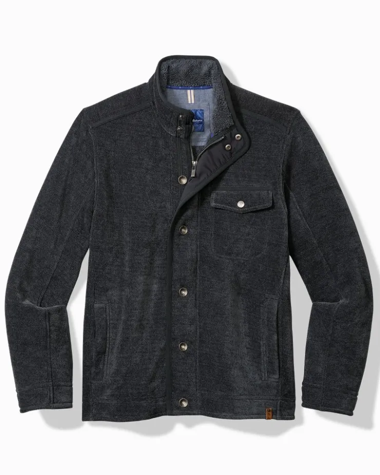 Tommy Bahama Sumner Fleece Shirt Jacket- Jackets & Outerwear