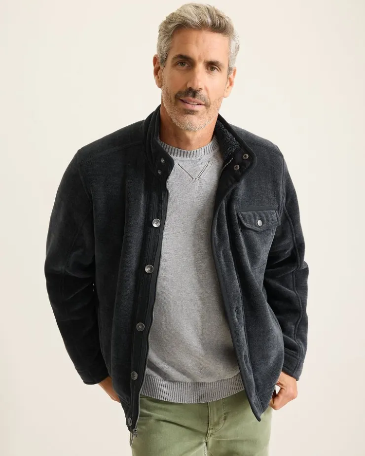 Tommy Bahama Sumner Fleece Shirt Jacket- Jackets & Outerwear