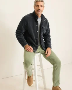 Tommy Bahama Sumner Fleece Shirt Jacket- Jackets & Outerwear