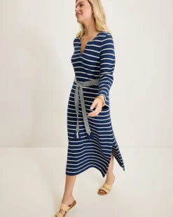 Tommy Bahama Sun Harbor Midi Caftan Dress-Women Dresses