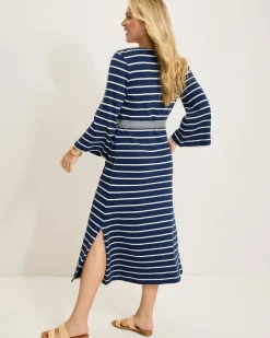 Tommy Bahama Sun Harbor Midi Caftan Dress-Women Dresses