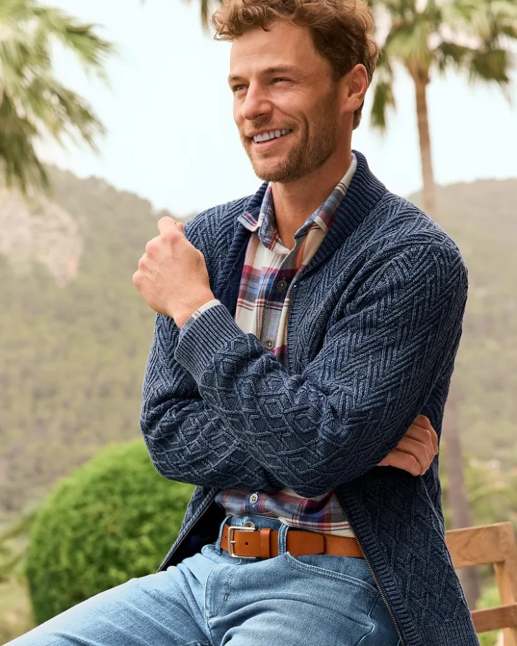 Tommy Bahama Sunbreak Full-Zip Sweater- Sweaters