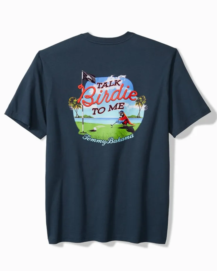 Tommy Bahama Talk Birdie to Me Graphic Pocket T-Shirt- T-Shirts