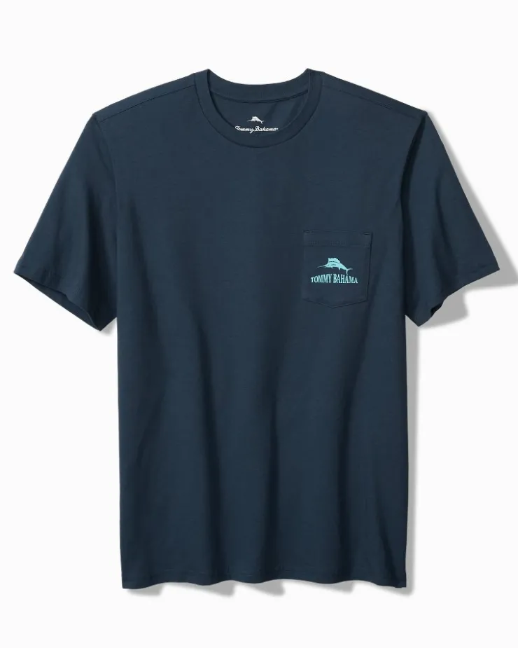 Tommy Bahama Talk Birdie to Me Graphic Pocket T-Shirt- T-Shirts
