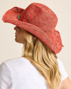 Tommy Bahama Tanya Raffia Cowboy Hat-Women Hats & Caps