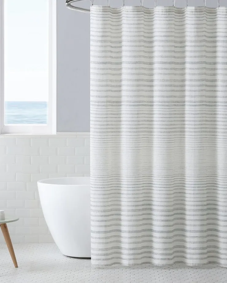 Tommy Bahama Tidal Stripe Shower Curtain- Bath